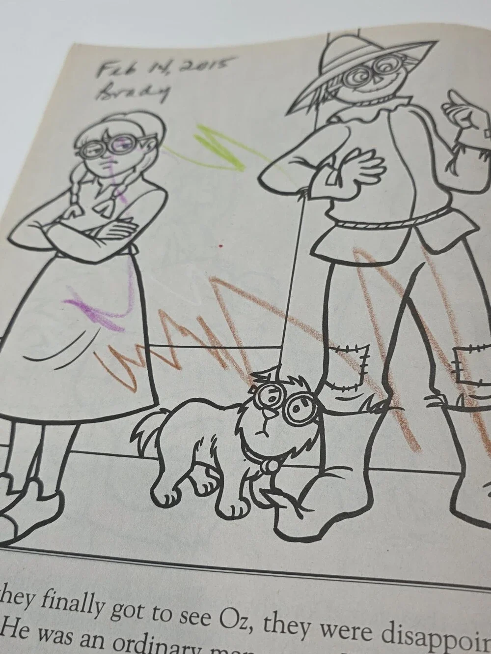 2009 The Wizard Of Iz Coloring Book